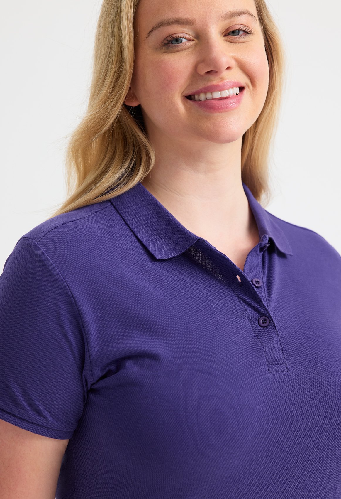 Ladies Active Cotton Poloshirt - Image 5