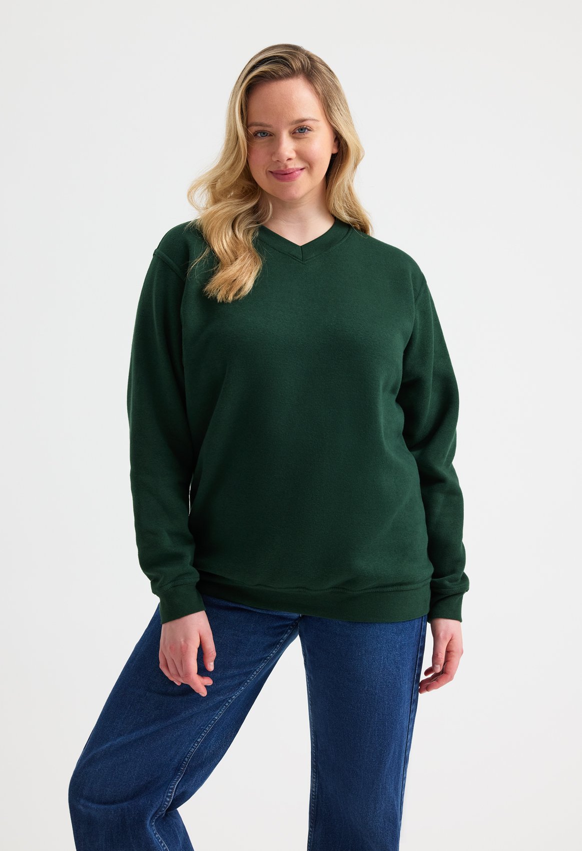 Classic V-Neck Sweatshirt - Image 2