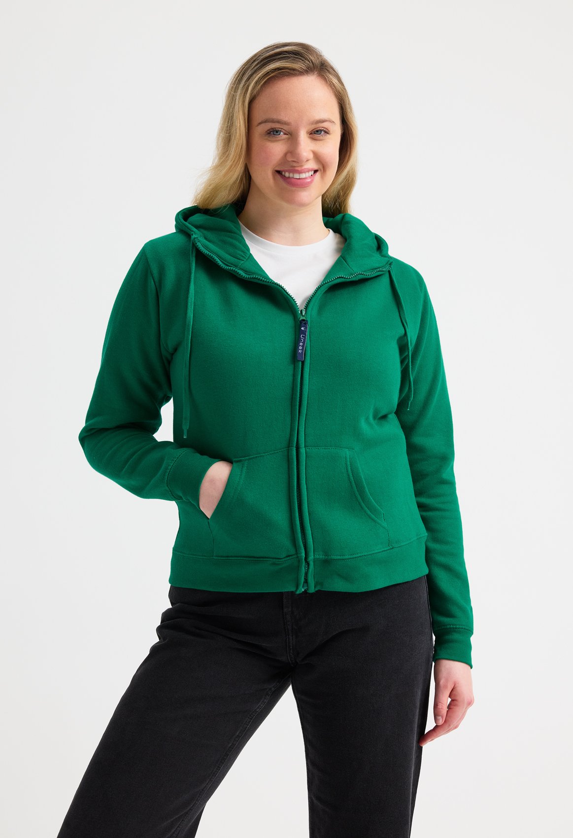 Ladies Classic Full Zip Hooded Sweatshirt - Image 2