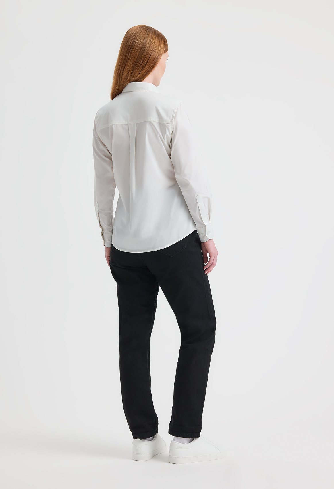 Ladies Pinpoint Oxford Full Sleeve Shirt - Image 6