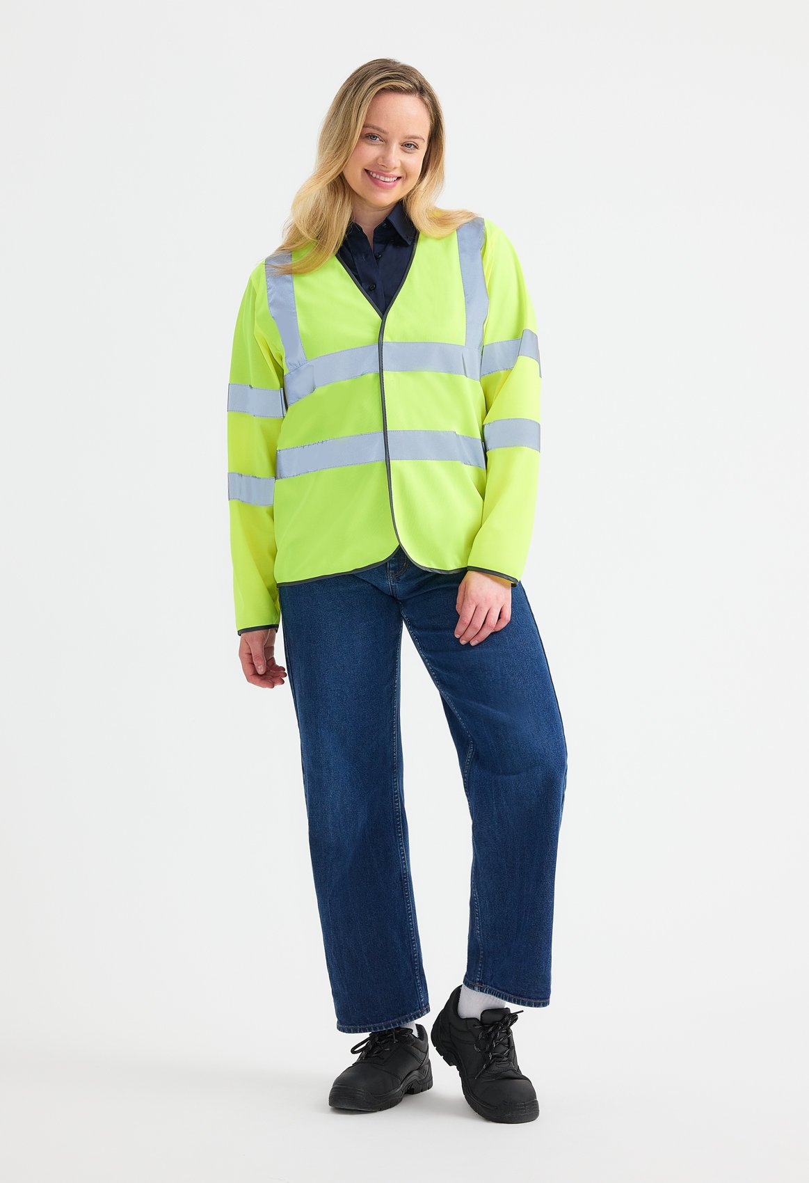 Long Sleeve Hi Vis Safety Waistcoat - Image 6