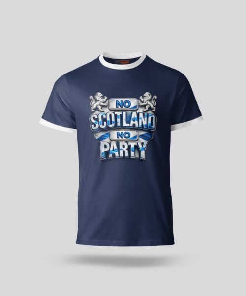 No Scotland No Party Scotland Supporters T-Shirt (Unisex, UK Sizes)