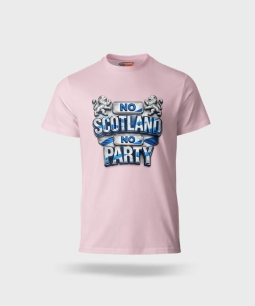 Alternative view of No Scotland No Party Scotland Supporters T-Shirt (Unisex, UK Sizes)