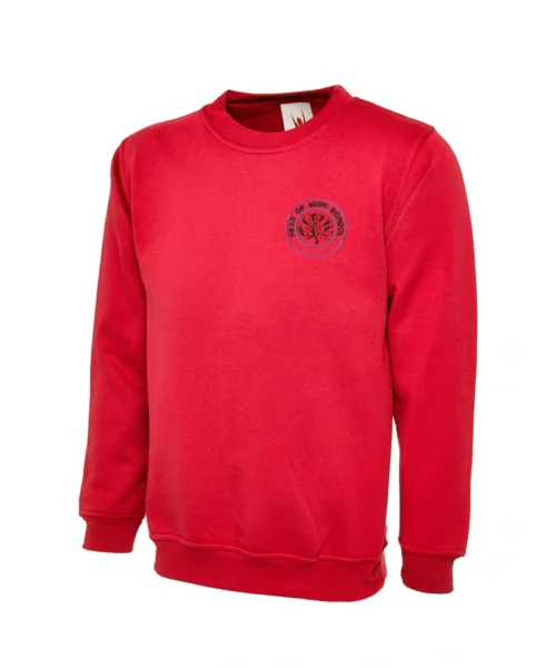 Head Of Muir Primary School logo sweatshirt