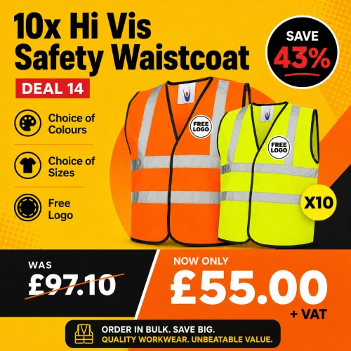 deal 14 hi-vis personalised with logo