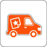 Branded van icon