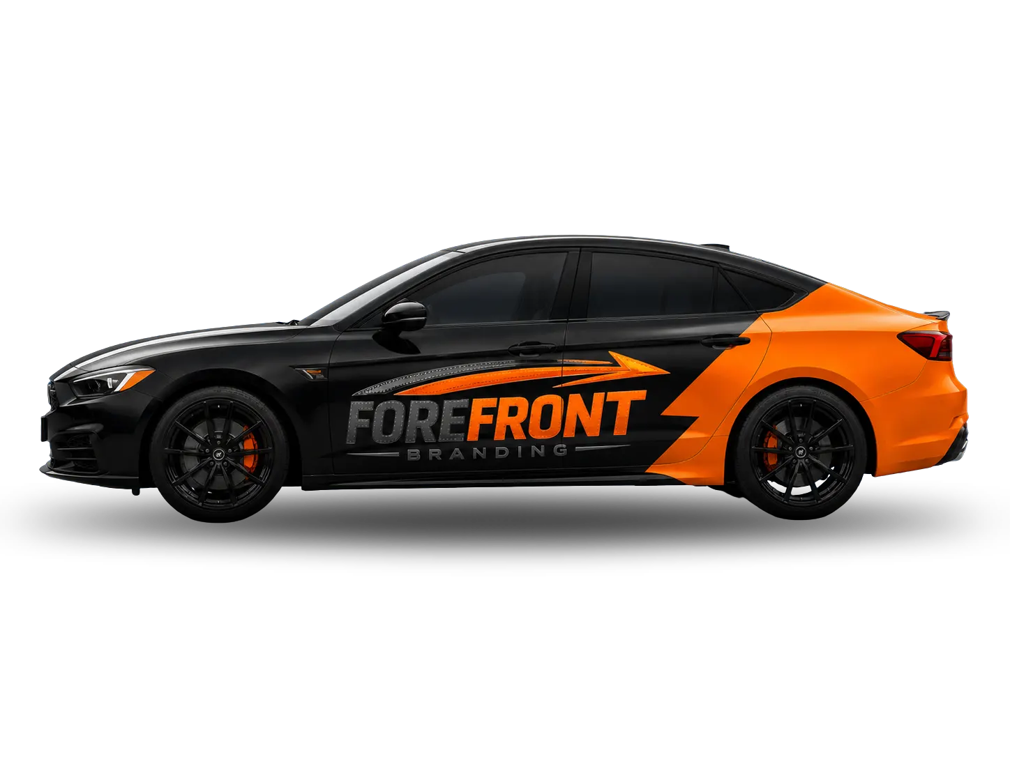 Forefront branding car