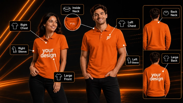 personalised polo