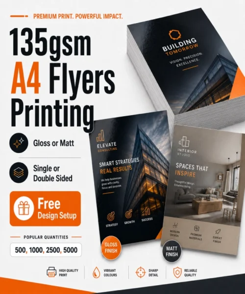 135gsm A4 flyers printing