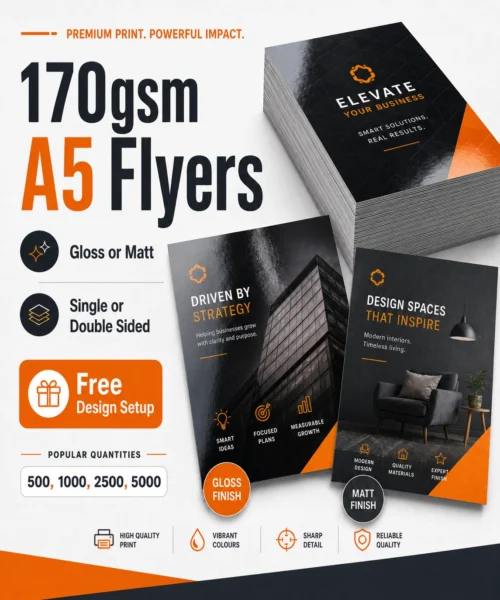 170gsm A5 Flyers Printing