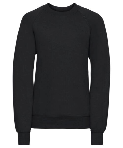 Alternative view of Personalised Kids raglan sleeve sweatshirt - Russell Athletic 7620B