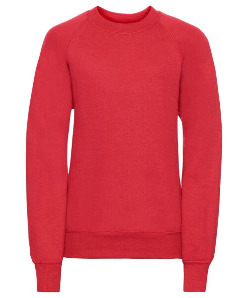 Personalised Kids raglan sleeve sweatshirt - Russell Athletic 7620B - Image 4