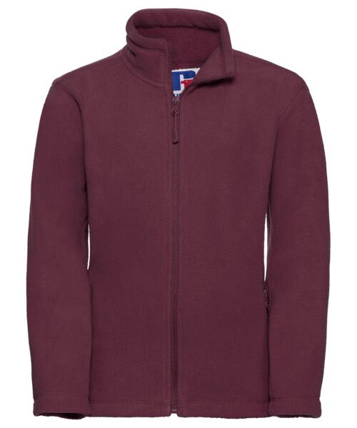 Personalised Kids full-zip outdoor fleece - Russell Athletic 8700B - Image 5