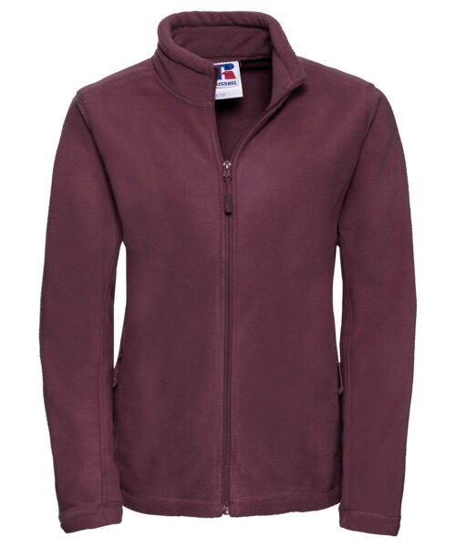 Personalised Women's full-zip outdoor fleece - Russell Athletic 8700F - Image 5