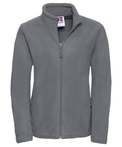 Personalised Women's full-zip outdoor fleece - Russell Athletic 8700F - Image 6