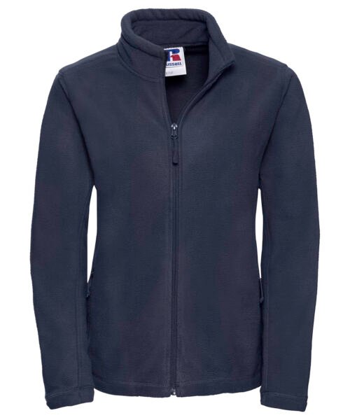 Personalised Women's full-zip outdoor fleece - Russell Athletic 8700F - Image 7
