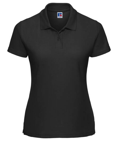Alternative view of Personalised Women's classic polycotton polo - Russell Athletic J539F