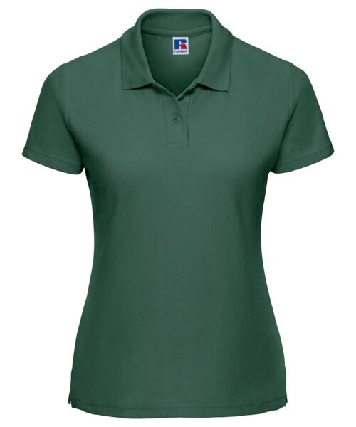 Personalised Women's classic polycotton polo - Russell Athletic J539F - Image 3