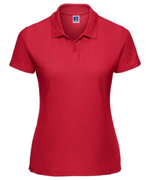 Personalised Women's classic polycotton polo - Russell Athletic J539F - Image 6