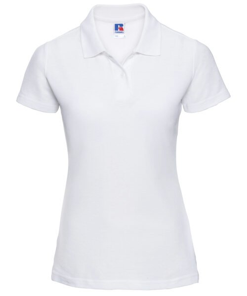 Personalised Women's classic polycotton polo - Russell Athletic J539F - Image 10