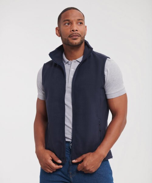 Personalised Outdoor fleece gilet - Russell Athletic 8720M