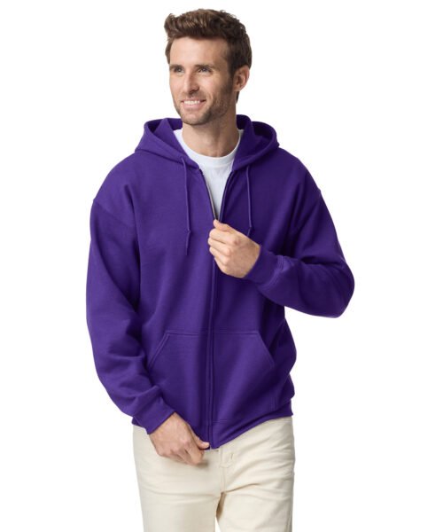 Personalised Heavy Blend™ full-zip hooded sweatshirt - Gildan GD058