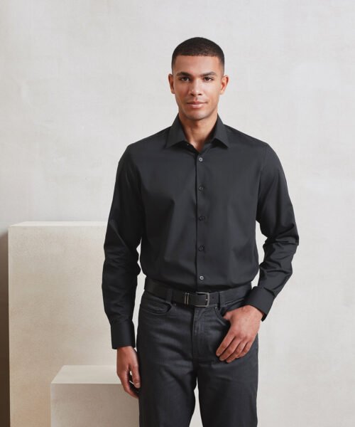 Personalised Long sleeve ‘Recyclight’ poplin shirt - Premier PR203