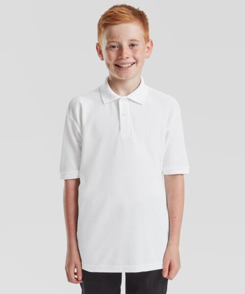 Personalised Kids 65/35 piqué polo - Fruit of the Loom SS417