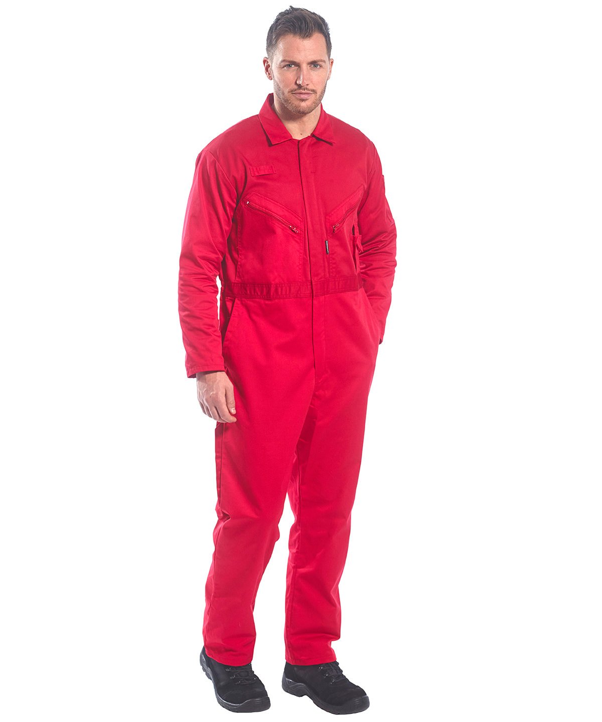 Personalised Liverpool zip coverall (C813) - Portwest PW065
