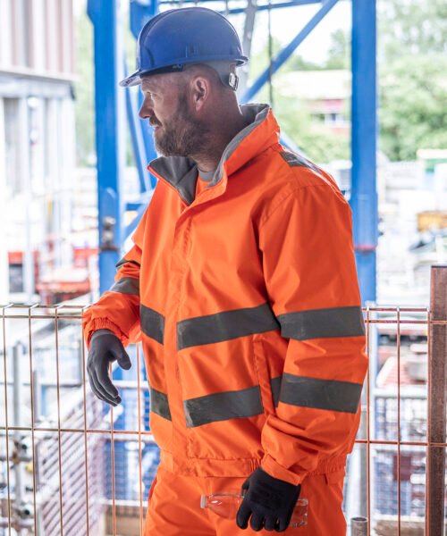 Personalised Hi-vis Pro contract Dover jacket - Regatta High Visibility RG477