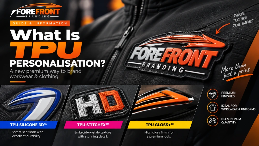 What Is TPU Personalisation? A New Premium Way to Brand Workwear & Clothing